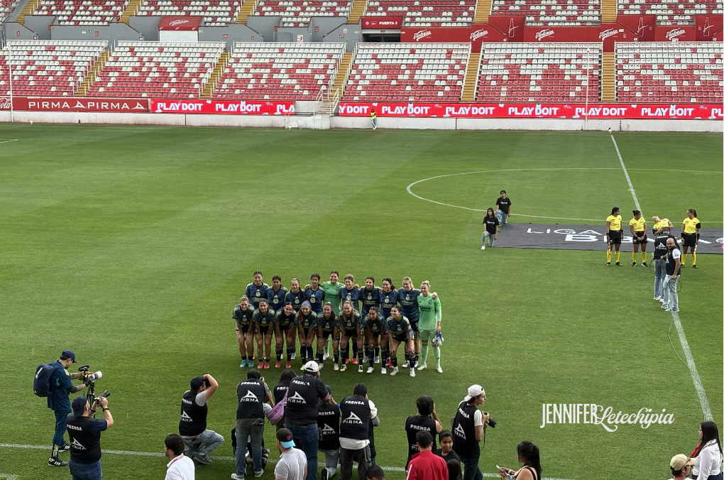 El crecimiento de la liga femenil en México de futbol.